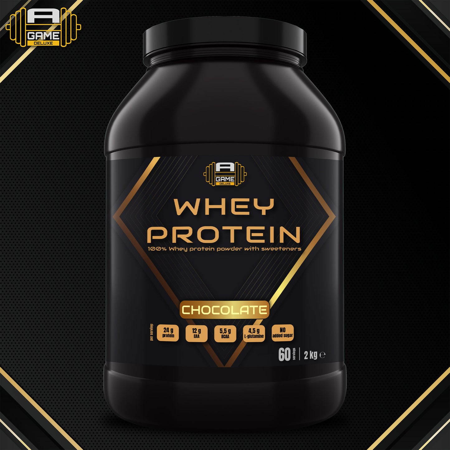 A-game Deluxe - Whey Protein 2 kg - Chocolate