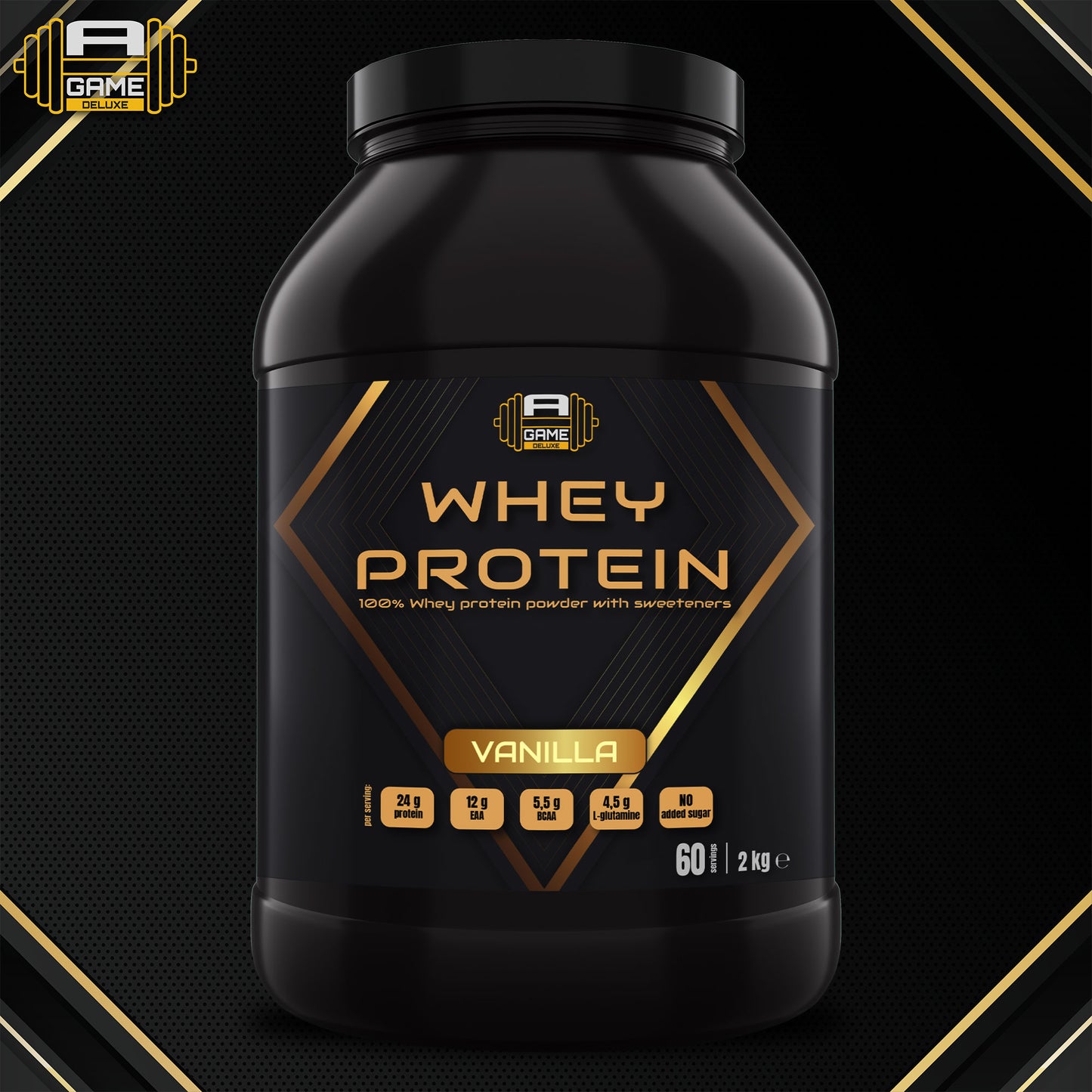 A-game Deluxe - Whey Protein 2 kg - Vanilla