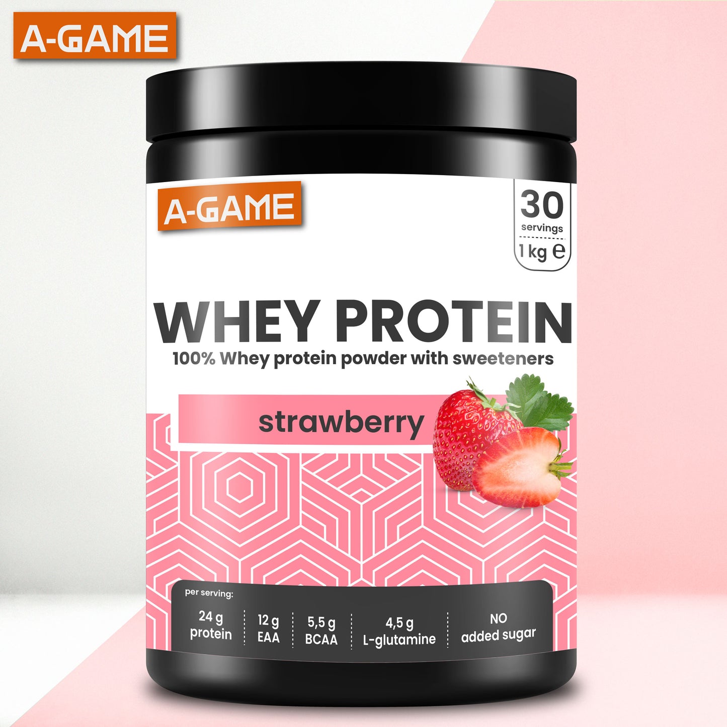 A-game Original - Whey Protein 1 kg - Strawberry