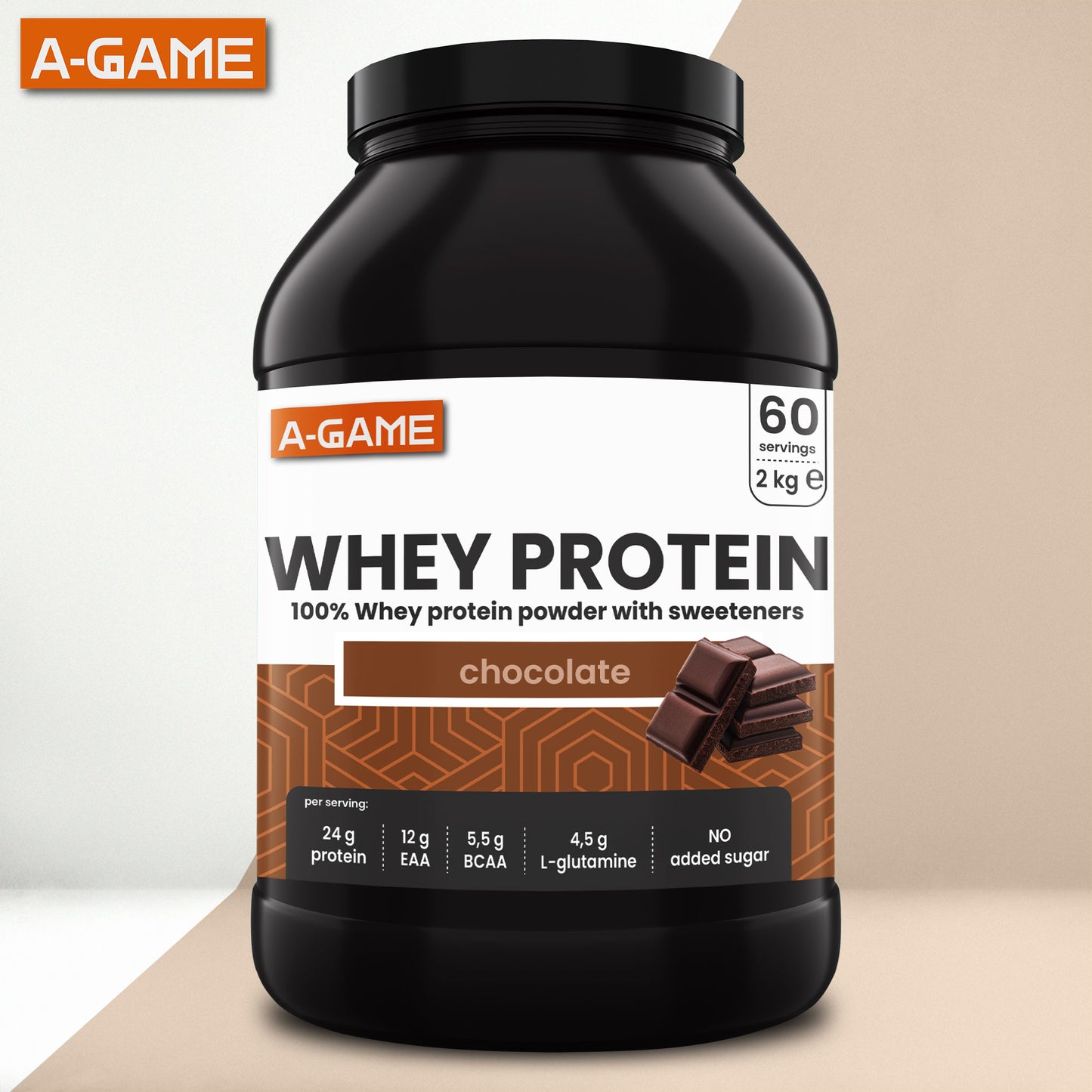 A-game Original - Whey Protein 2 kg - Chocolate