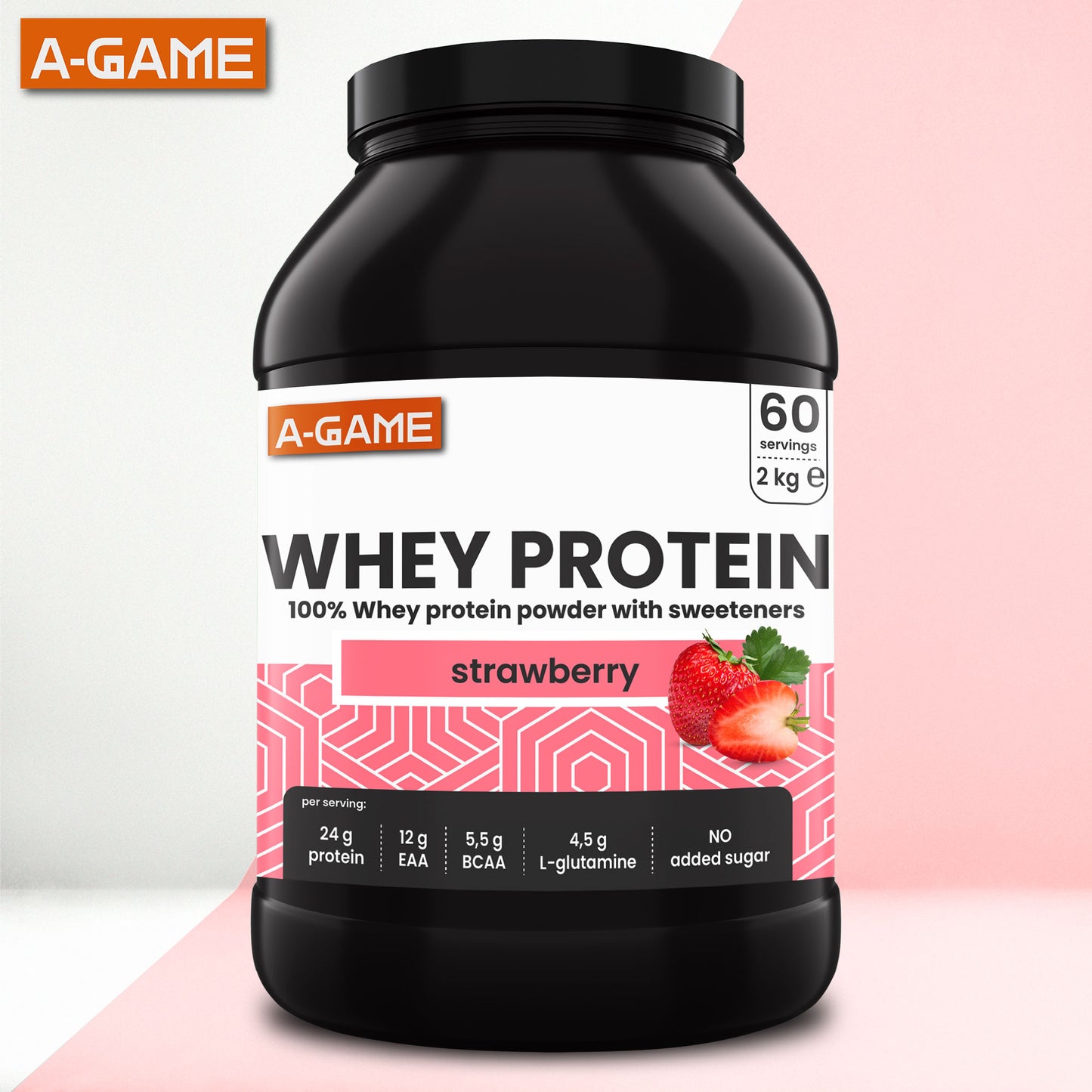 A-game Original - Whey Protein 2 kg - Strawberry