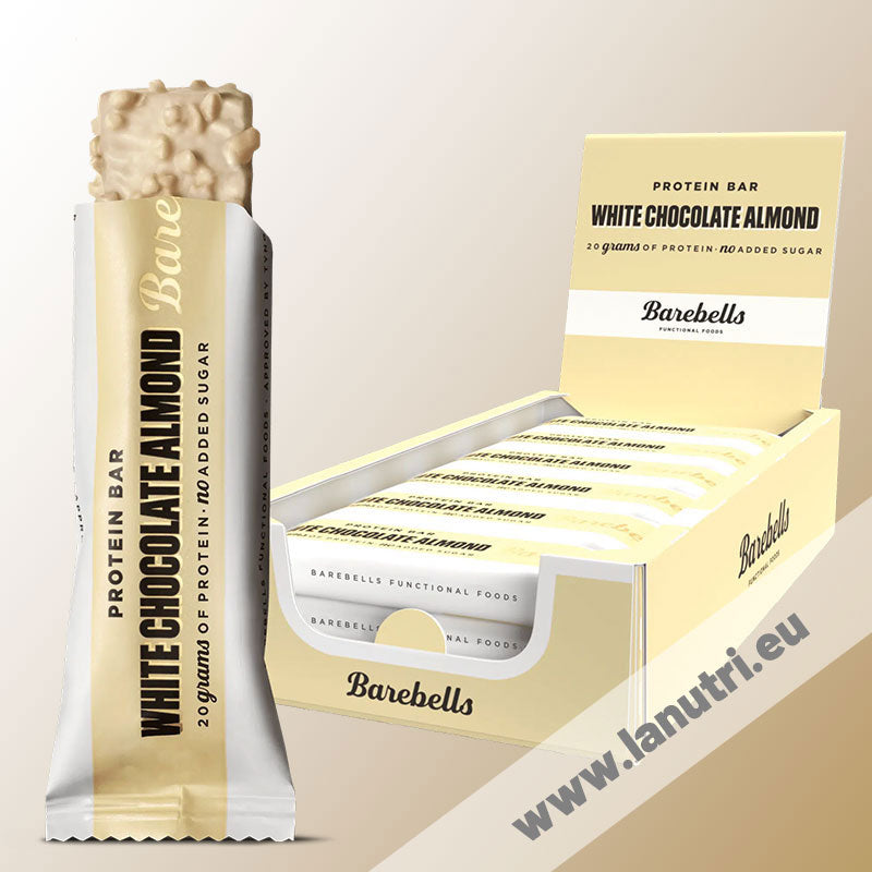 Barebells Protein Bar - White Chocolate Almond - LaNutri