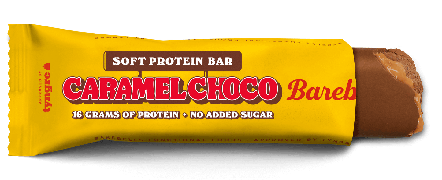 Barebells SOFT Protein Bar - caramel choco - 12x55g