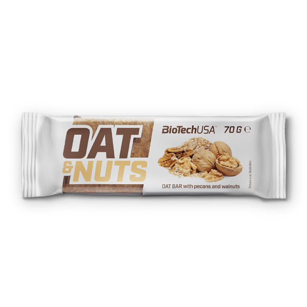 BiotechUSA Oat Bar - Pecan Nuts- 20x70g