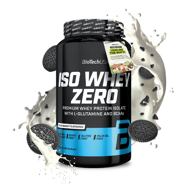 BiotechUsa Iso Whey Zero - Black Biscuit- 908g