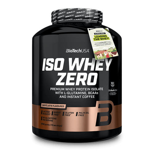 BiotechUsa Iso Whey Zero - Caffé Latté- 1816g