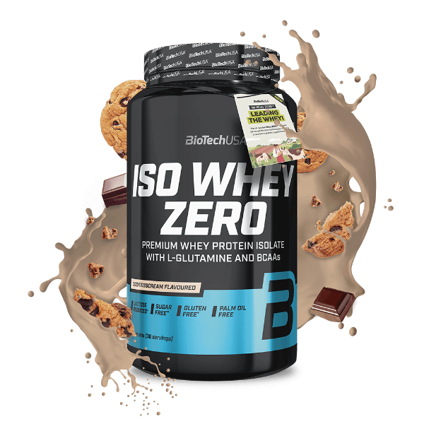 BiotechUsa Iso Whey Zero - Cookies & Cream- 908g