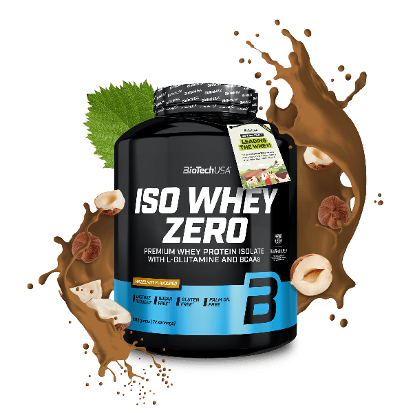 BiotechUsa Iso Whey Zero - Hazelnut- 1816g