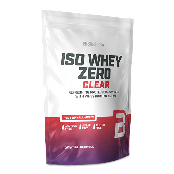 BiotechUsa Iso Whey Zero - Red Berry- 1000g
