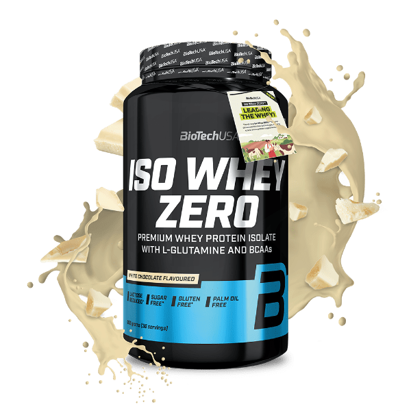 BiotechUsa Iso Whey Zero - White Chocolate- 908g