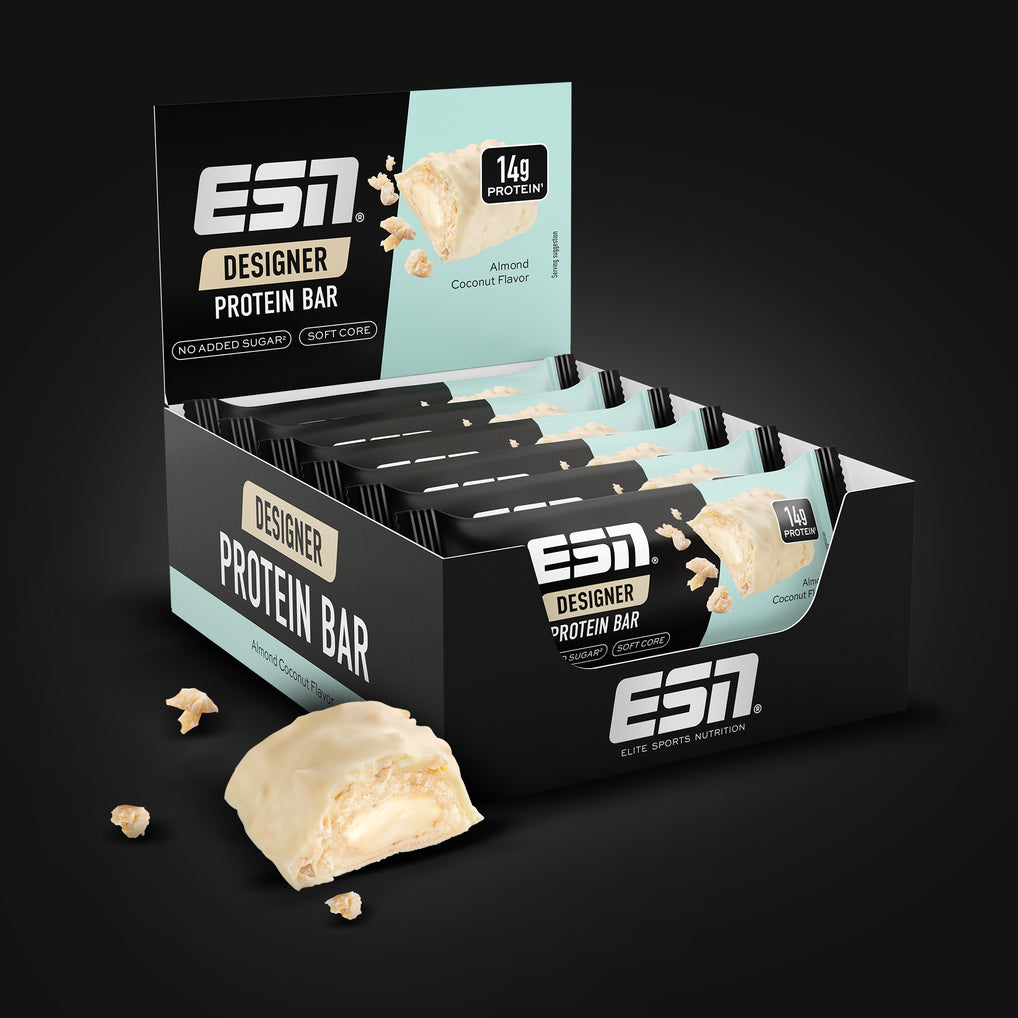 ESN Designer Protein Bar - Almond Coconut- 12x45g