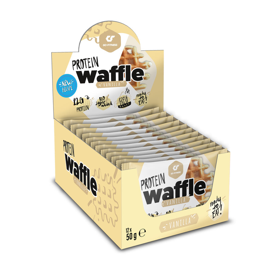 Go Fitness Protein Waffle - Vanilla - 12x50g
