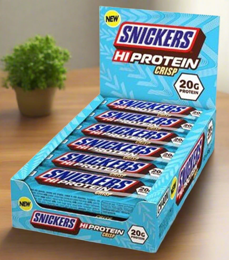 Mars Snickers Hi Protein Bar - Crisp Bar - 12x55g