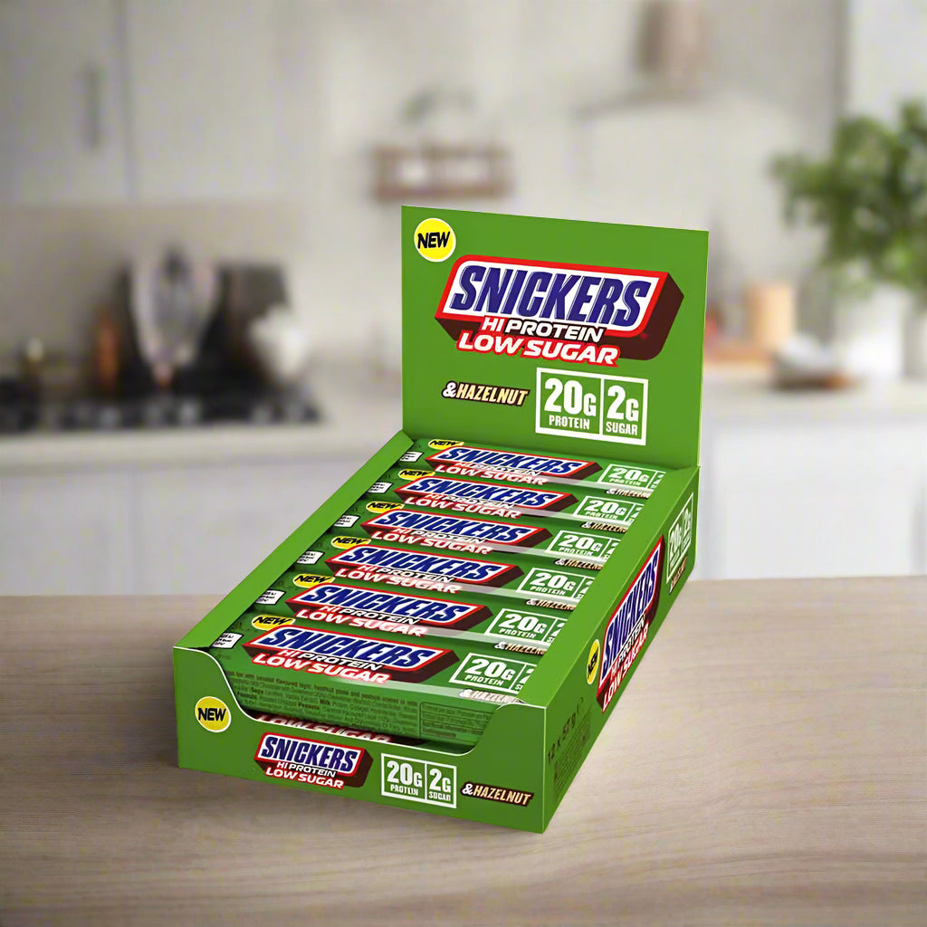 Mars Snickers Hi Protein Bar Low Sugar - Hazelnut- 12x57g
