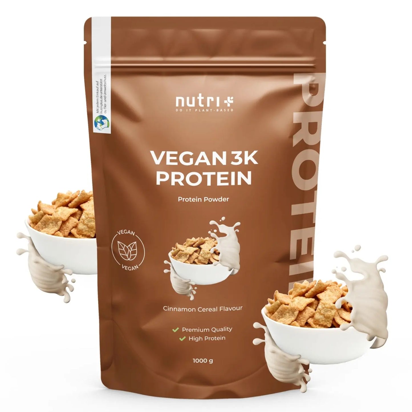 Nutri+ 3K Protein - Cinnamon Cereal - 1000g