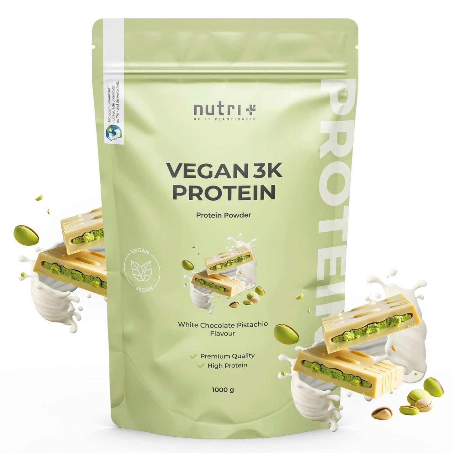 Nutri+ 3K Protein - White Chocolate Pistachio - 1000g