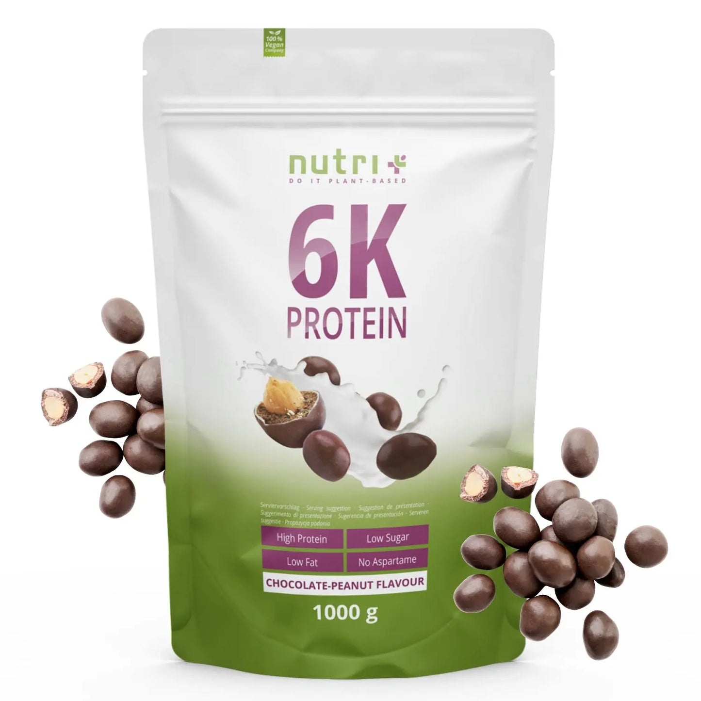 Nutri+ 6K Protein - Chocolate-Peanut - 1000g
