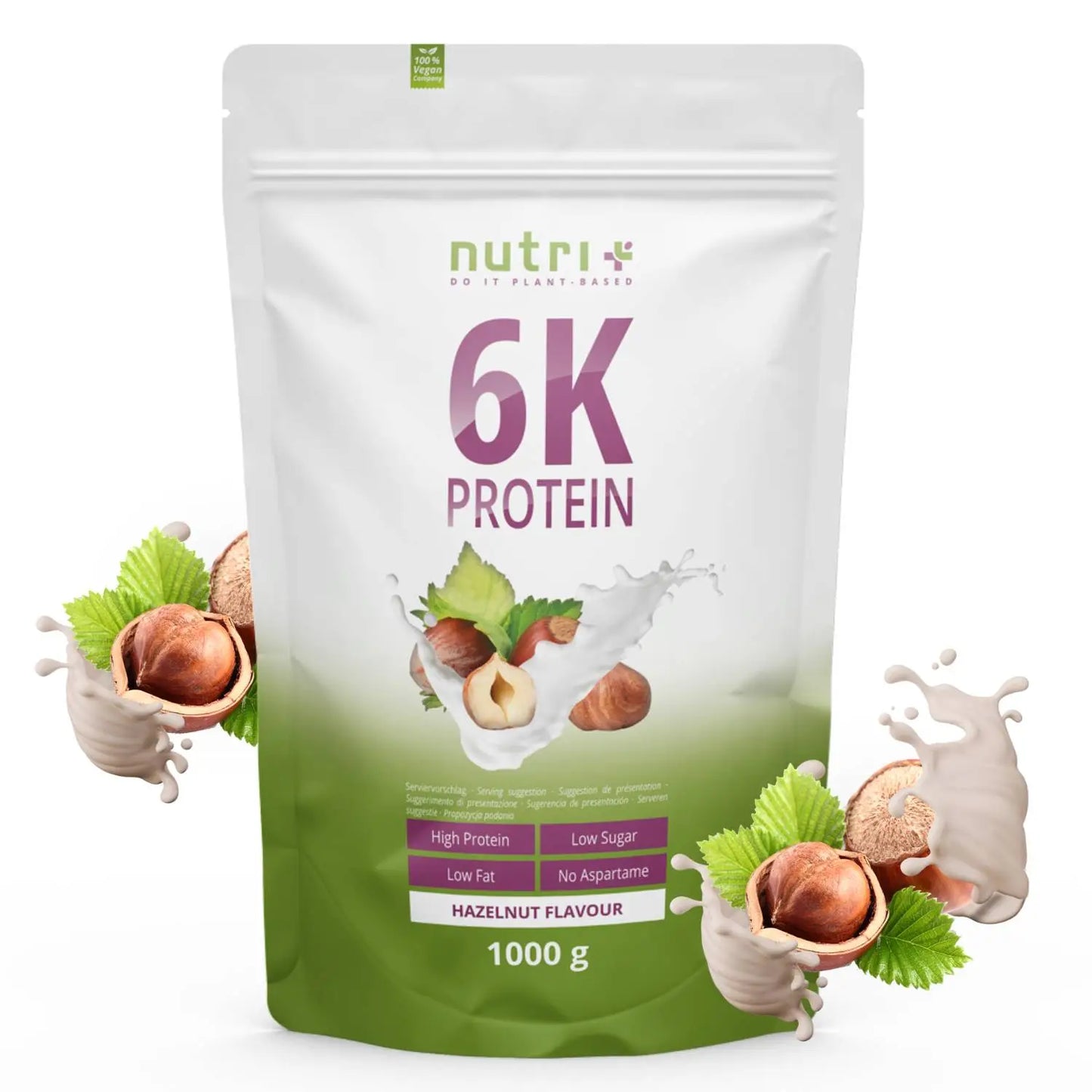 Nutri+ 6K Protein - Hazelnut - 1000g