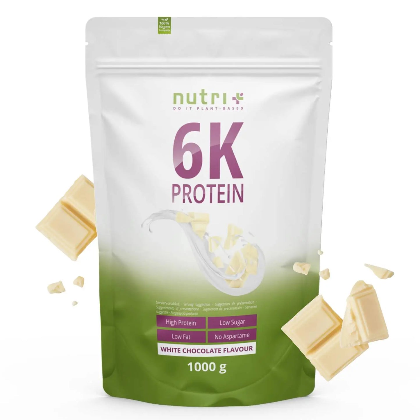Nutri+ 6K Protein - White Chocolate - 1000g