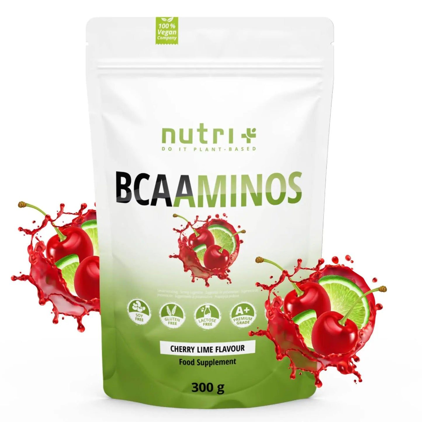 Nutri+ BCAAminos - Cherry-Lime - 300g
