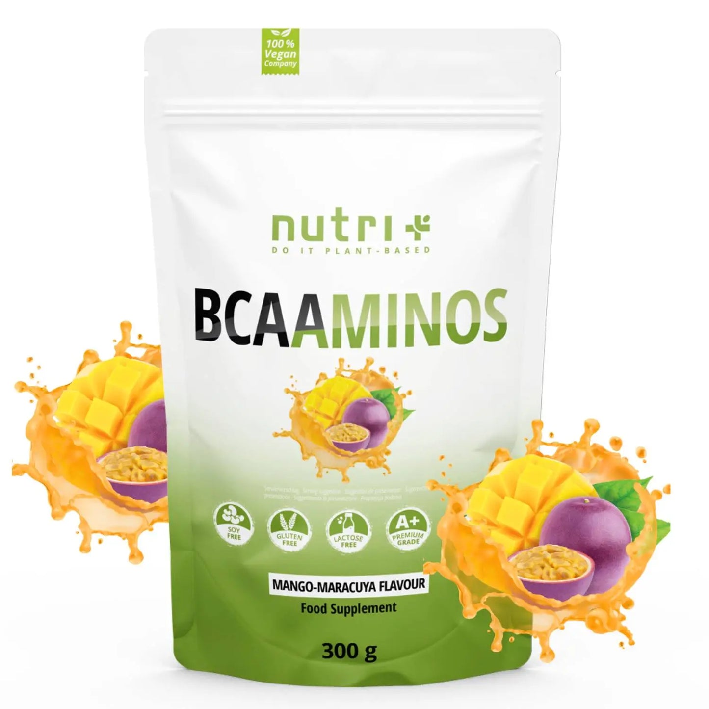 Nutri+ BCAAminos - Mango-Maracuja - 300g