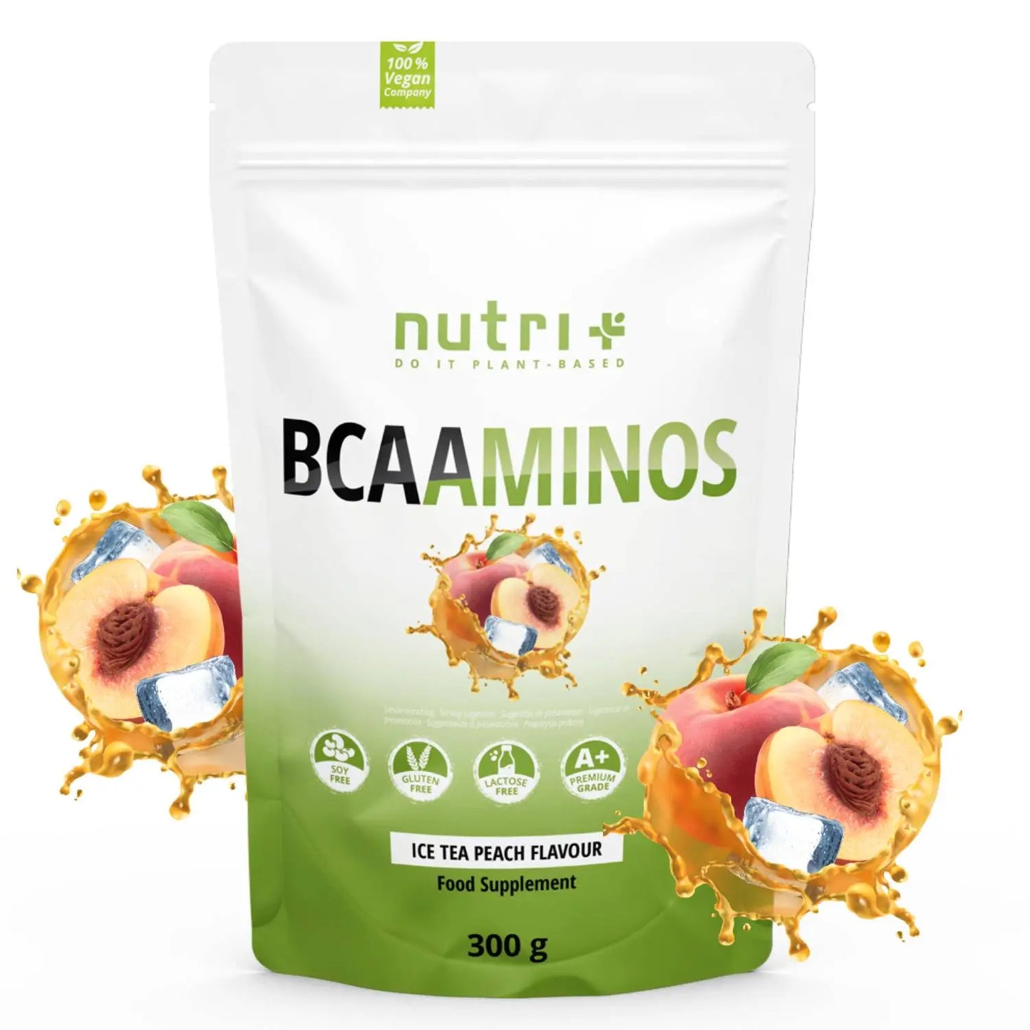 Nutri+ BCAAminos - Peach Iced Tea - 300g