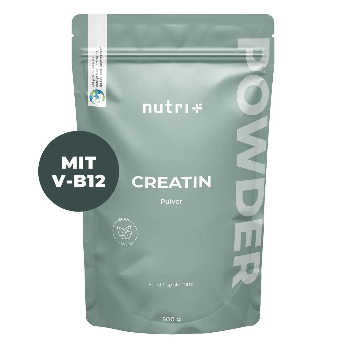Nutri + Creatine monohydrate - Neutral- 500g