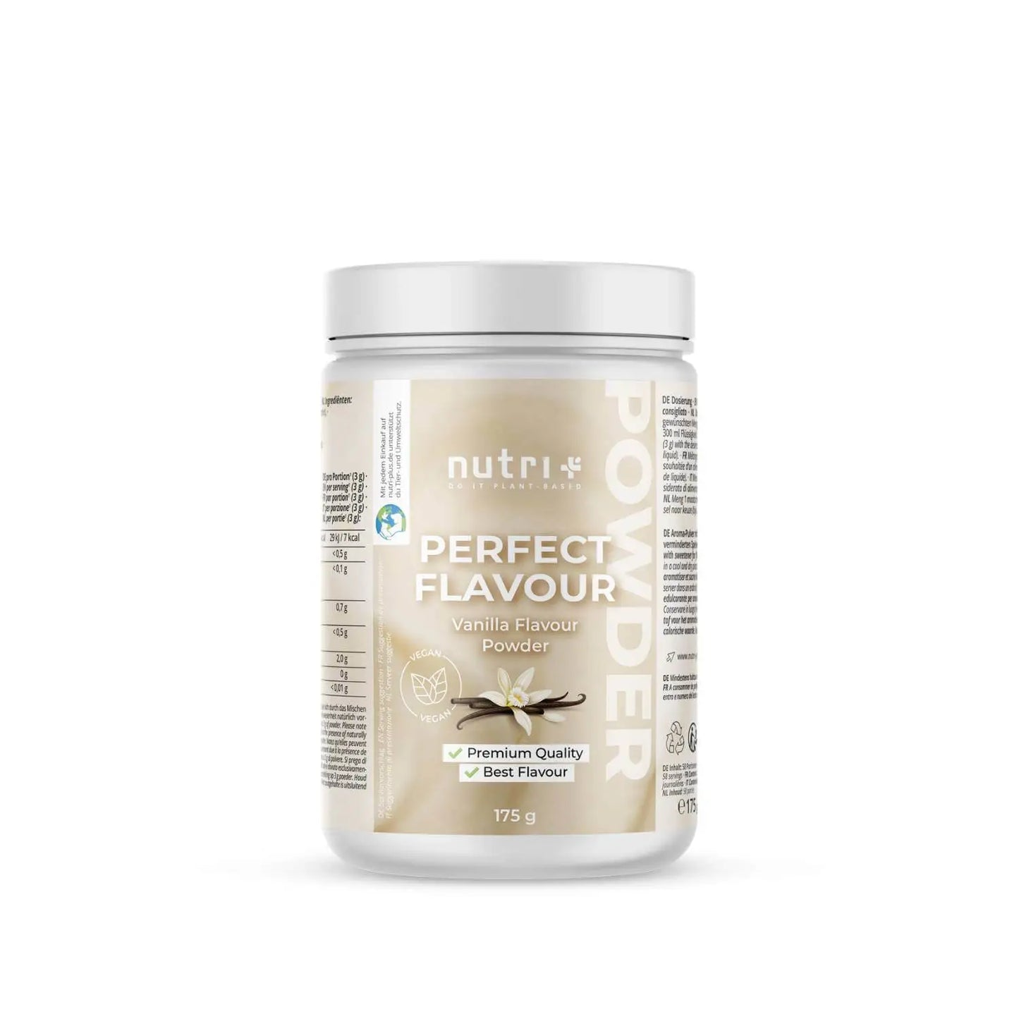 Nutri + Perfect Flavour Powder - Vanilla - 175g