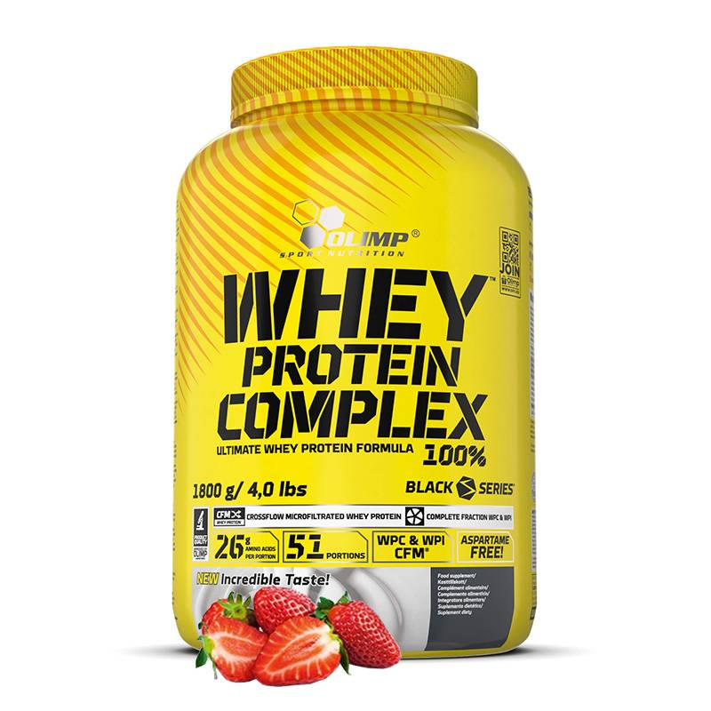 Olimp Whey Protein Complex 100% - Strawberry - 1800g