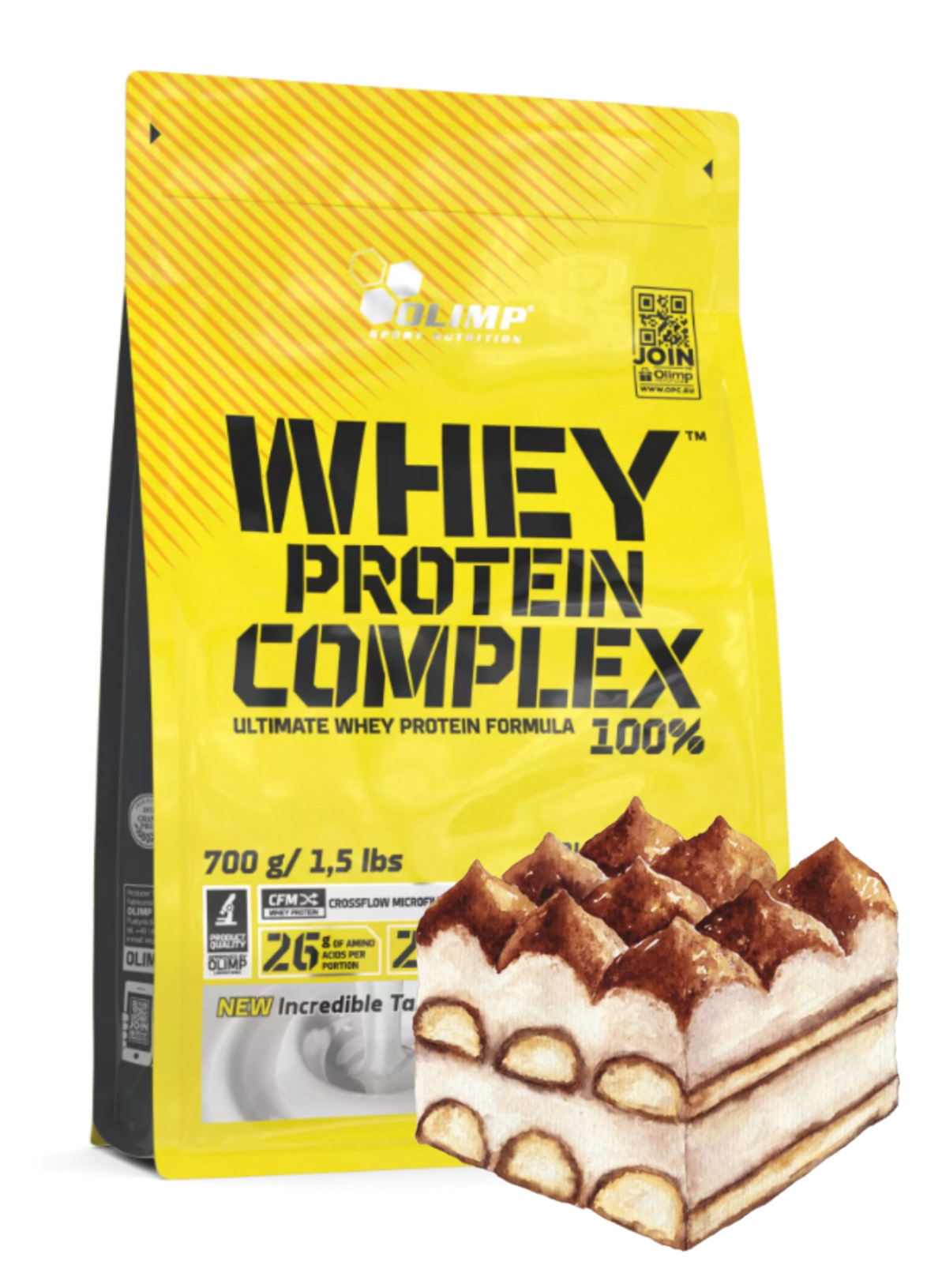 Olimp Whey Protein Complex 100% - Tiramisu- 700g