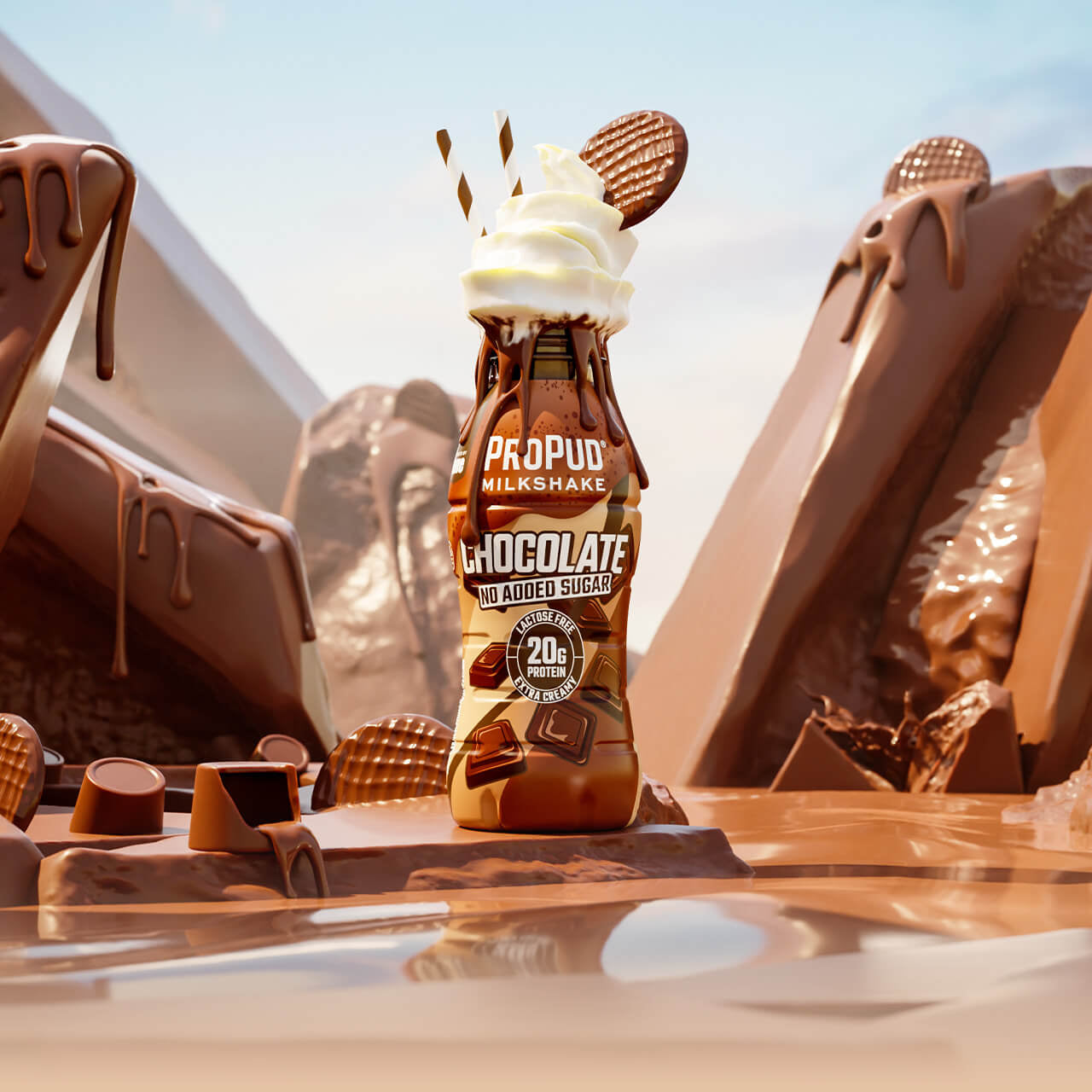 Propud protein shake (RTD) - Chocolate - 8 x 330ml