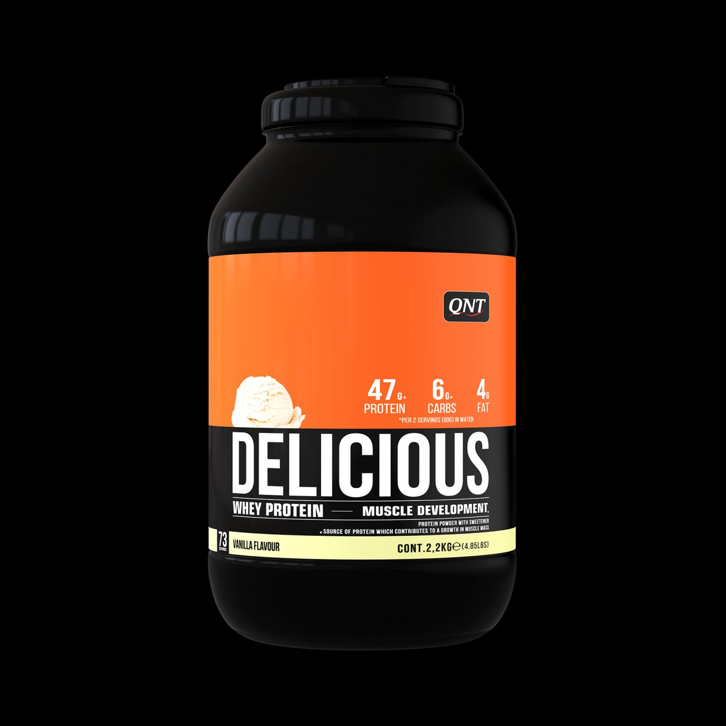 QNT Delicious Whey Protein - Vanilla - 2200g