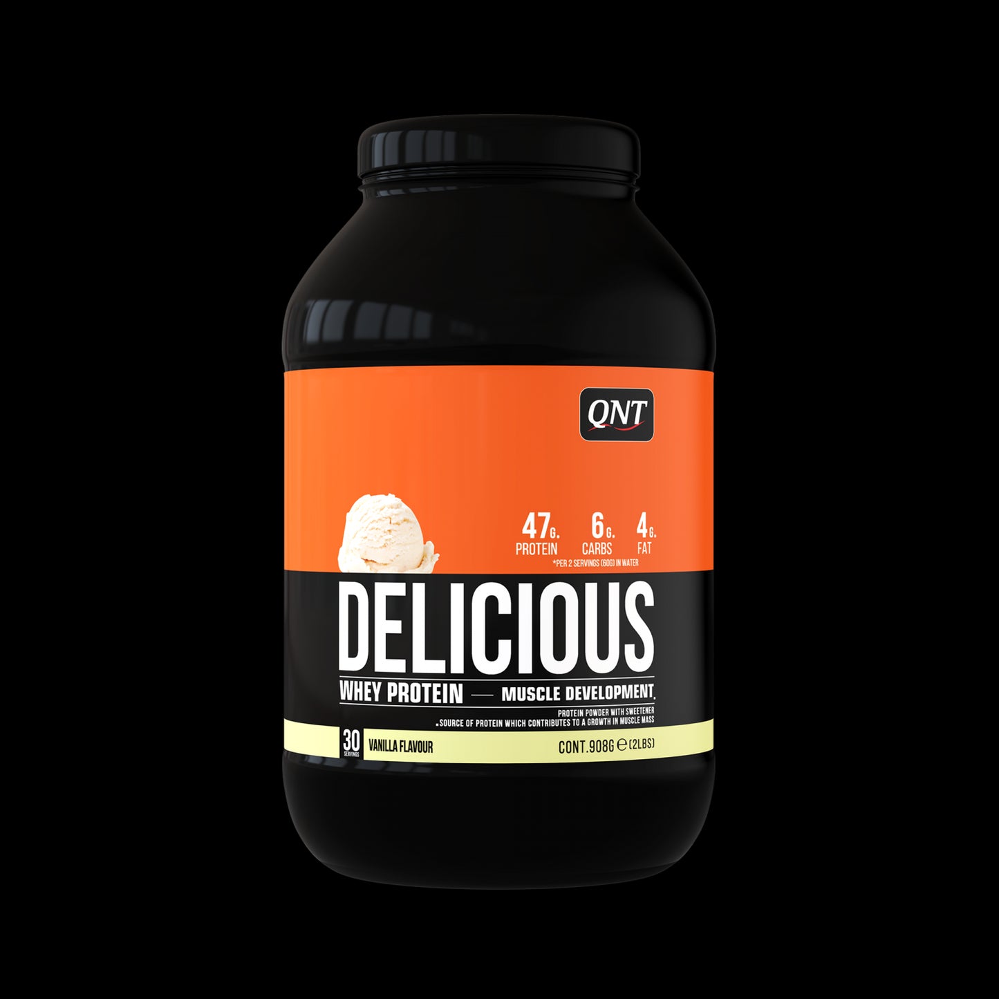 QNT Delicious Whey Protein - Vanilla - 908g