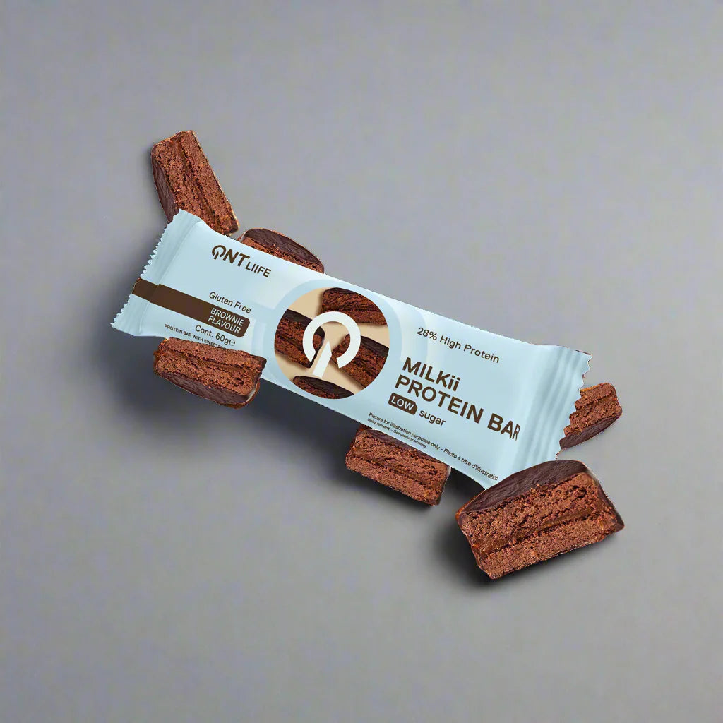 QNT Milkii Protein Bar - Brownie- 12x60g