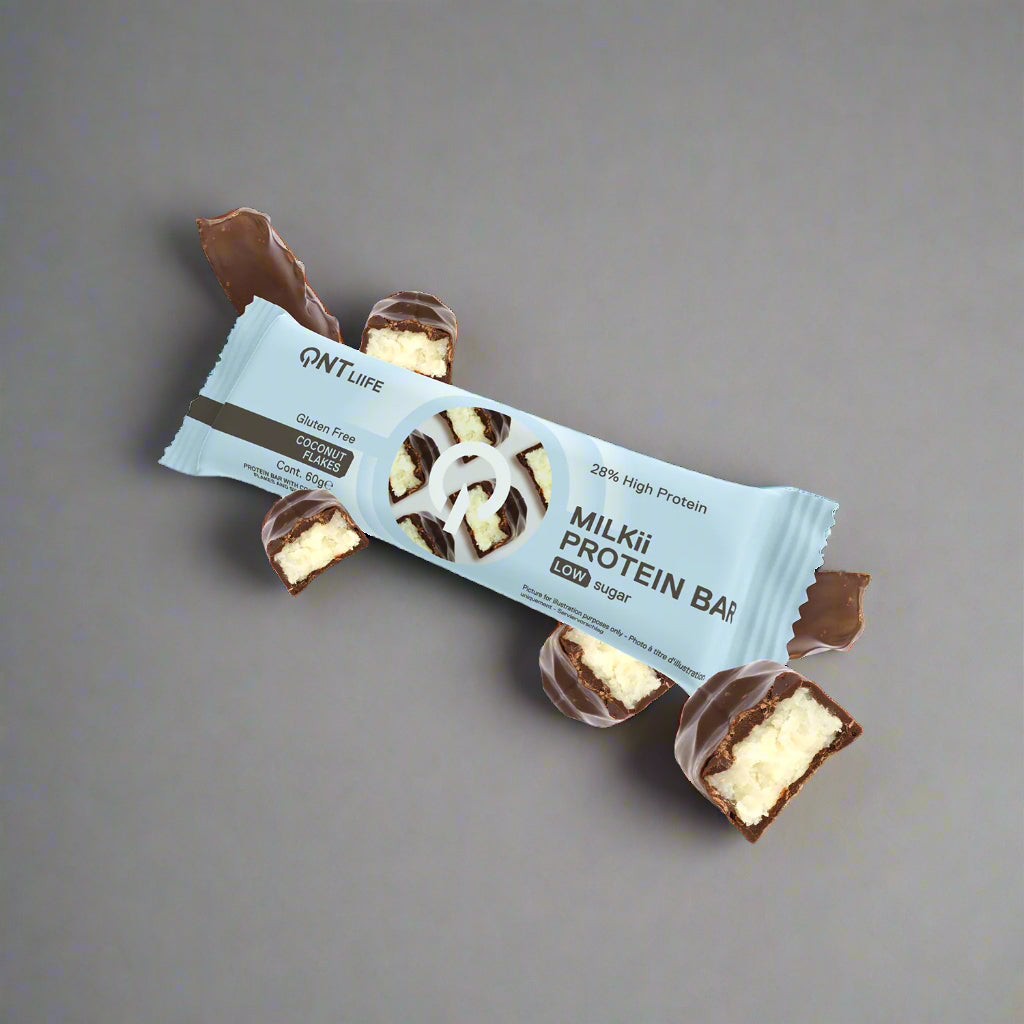 QNT Milkii Protein Bar - Coconut Flakes- 12x60g