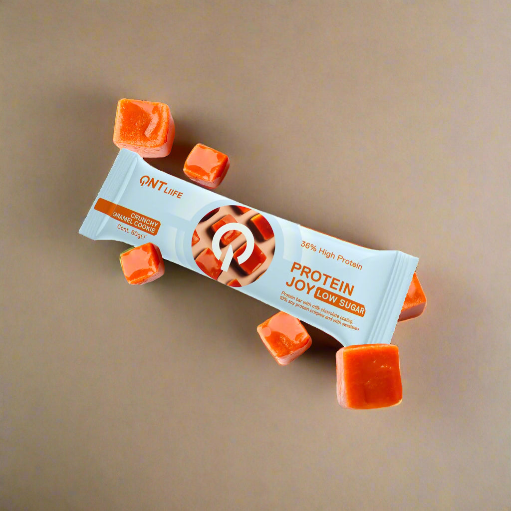 QNT Protein Joy Bar - Crunchy Caramel Cookie- 12x60g