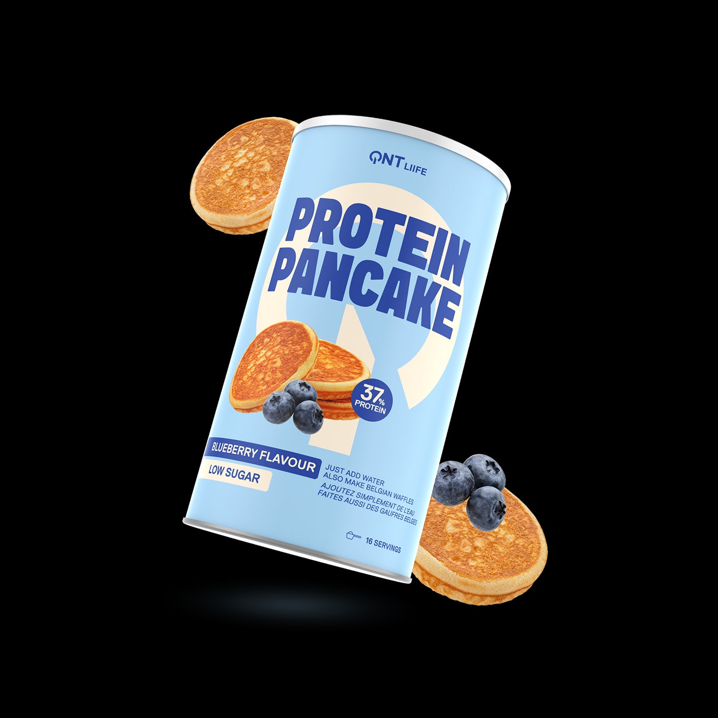 QNT Protein Pancake (Low sugar) - Blueberry - 500g