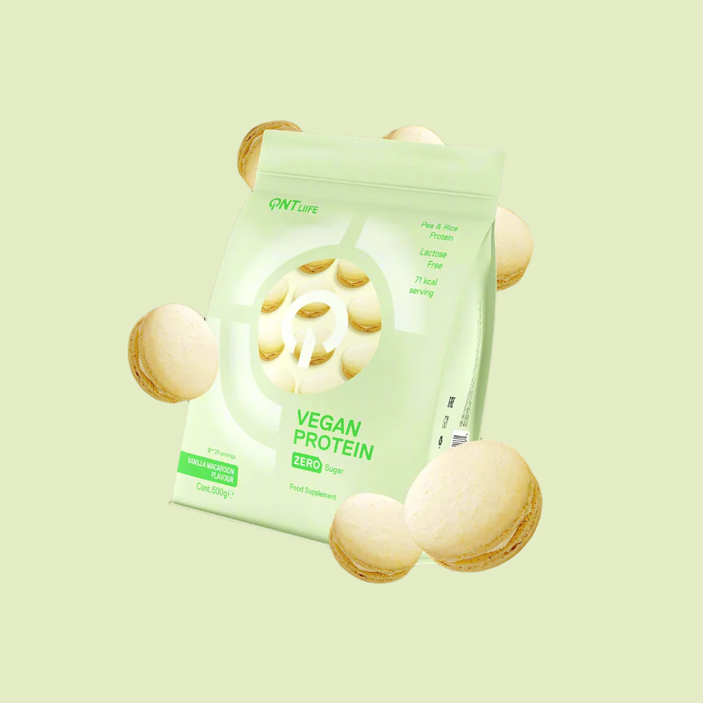QNT Vegan Protein - Vanilla Macaroon - 500g