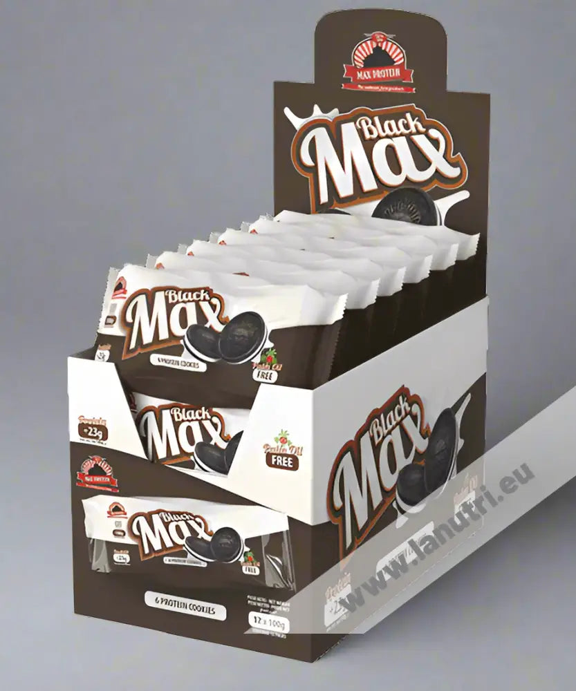 Max Protein Black Max Cookies - Original - 12x100g
