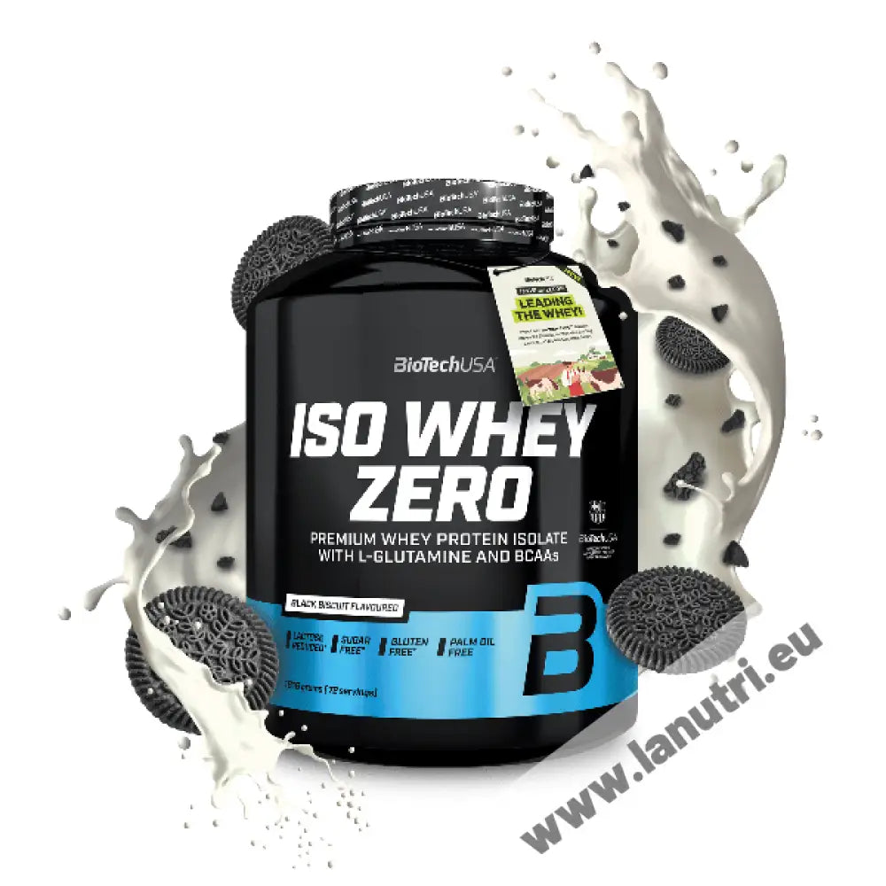 BiotechUsa Iso Whey Zero - Black Biscuit - 1816g