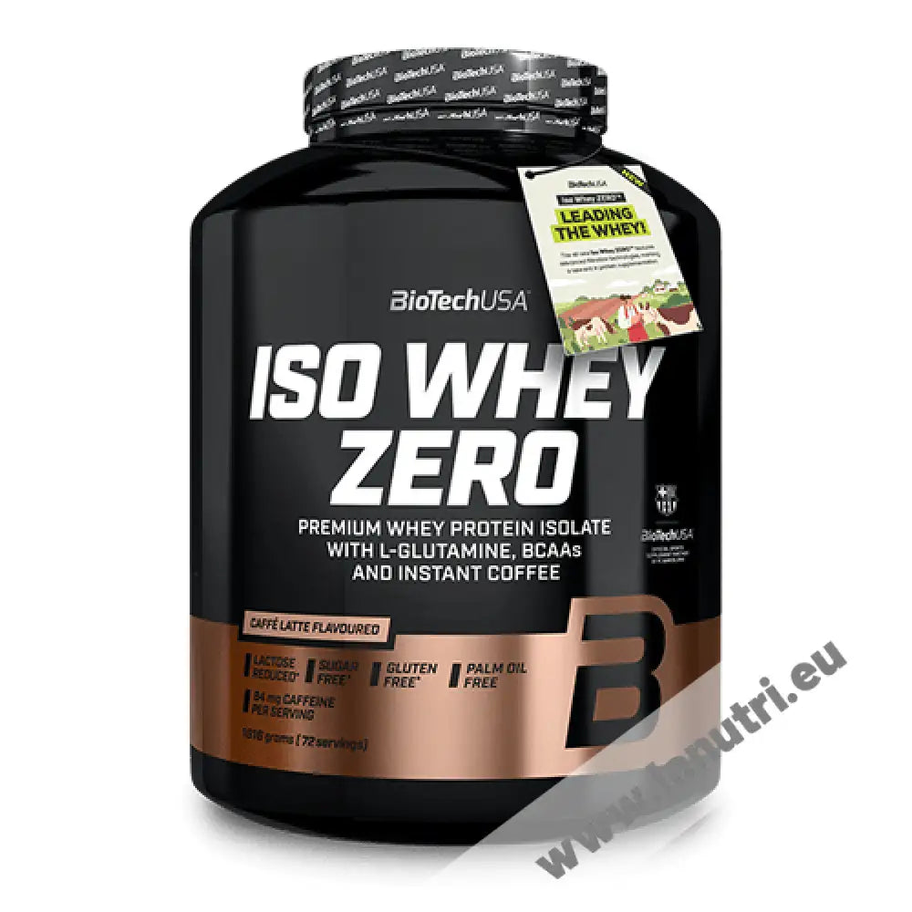 BiotechUsa Iso Whey Zero - Caffé Latté- 1816g