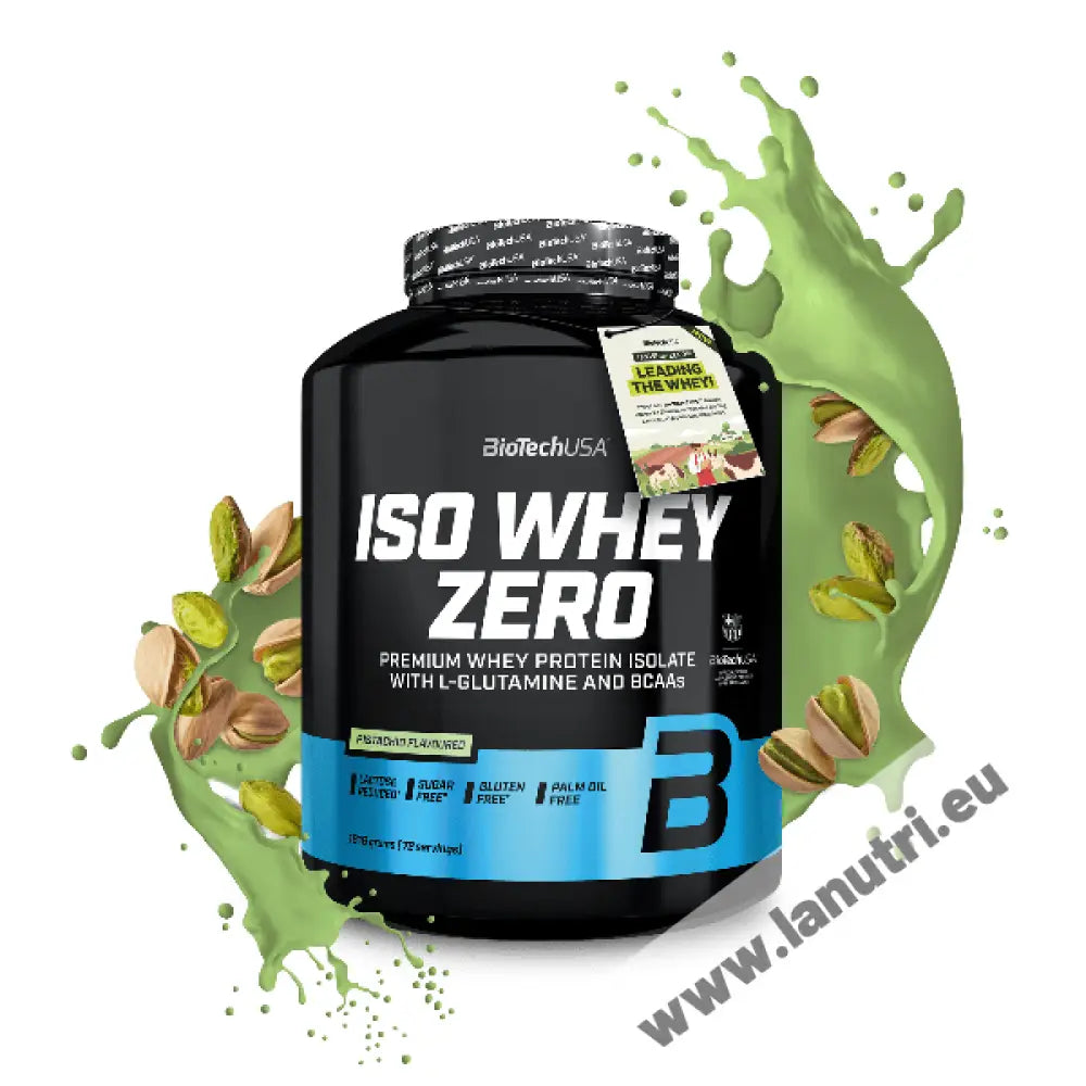 BiotechUsa Iso Whey Zero - Pistachio- 1816g