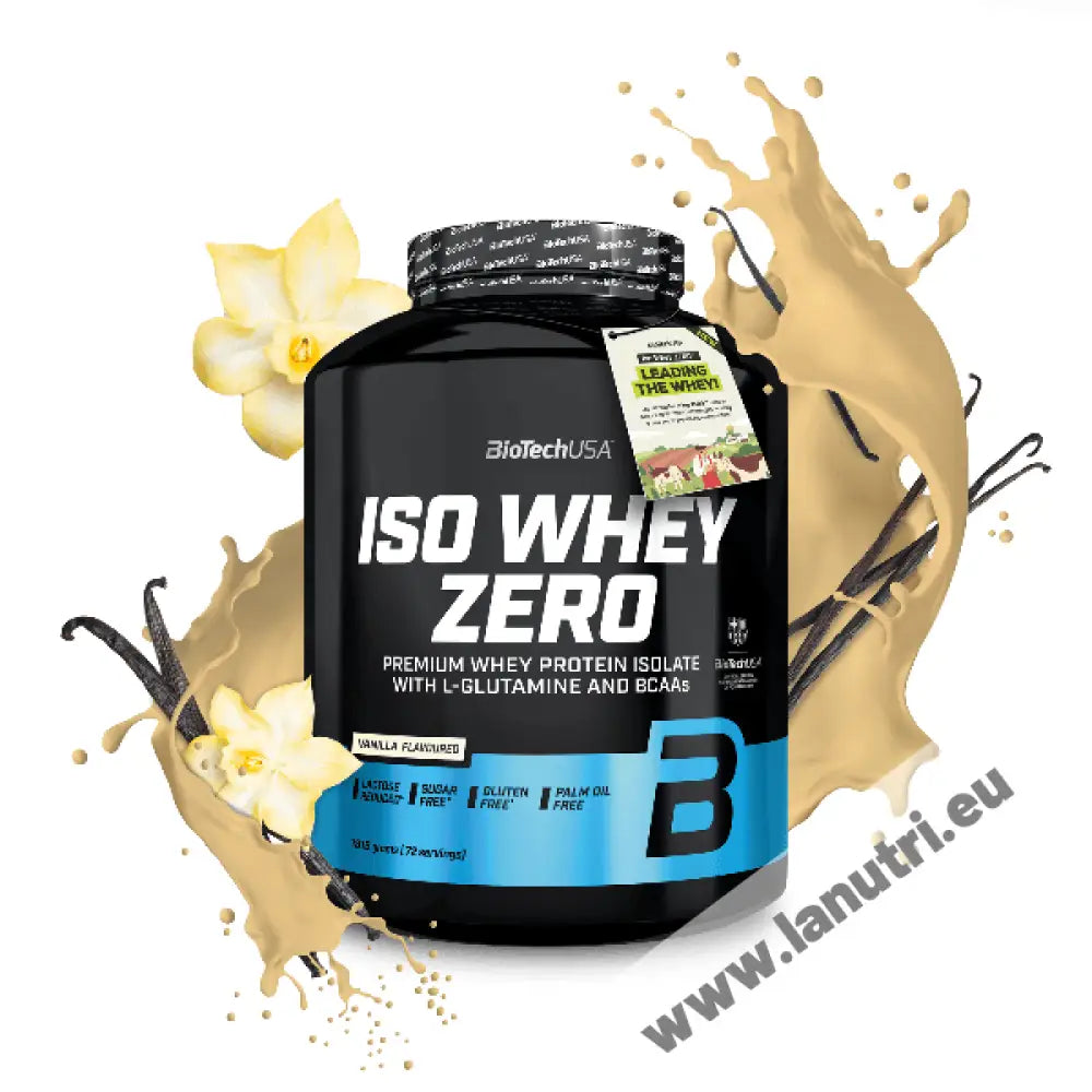BiotechUsa Iso Whey Zero - Vanilla- 1816g