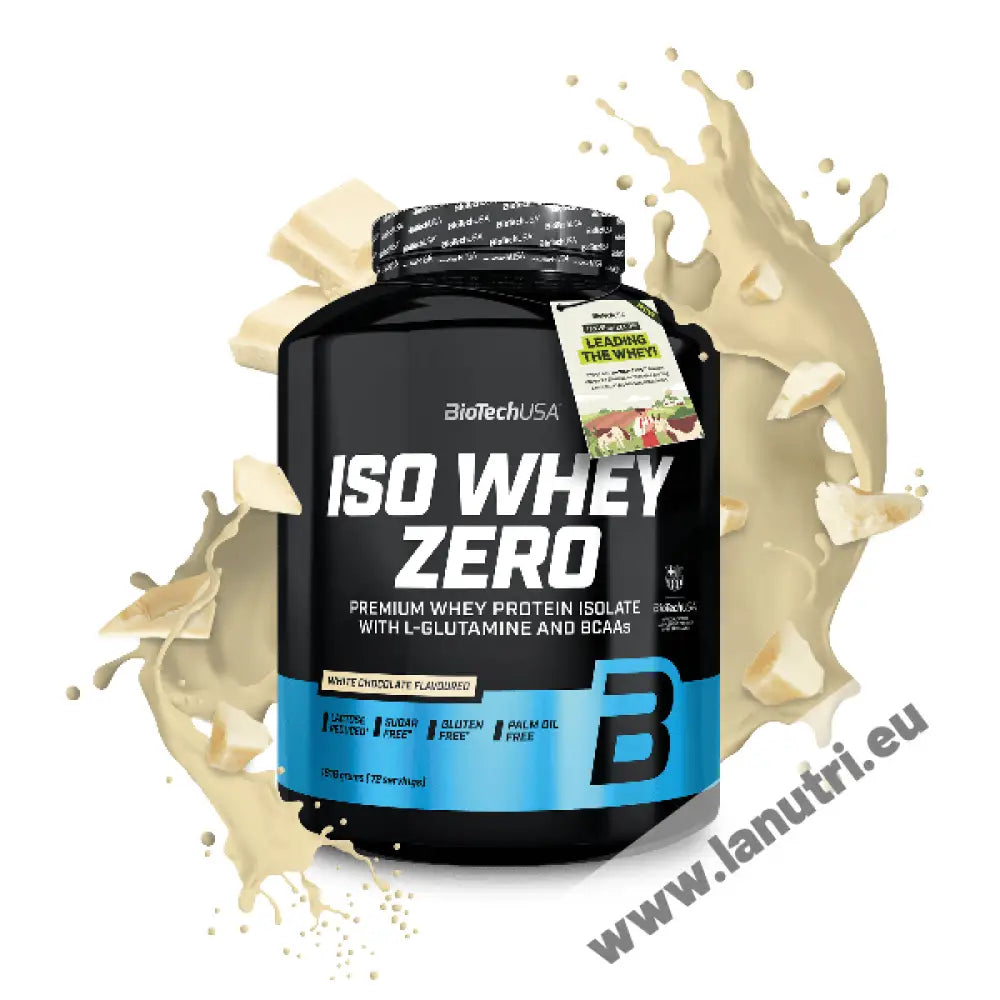 BiotechUsa Iso Whey Zero - White Chocolate- 1816g