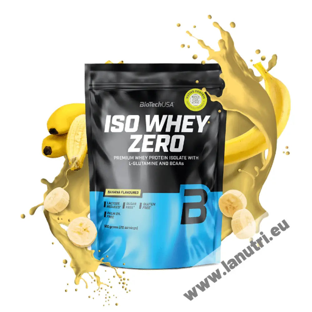 BiotechUsa Iso Whey Zero - Banana- 500g