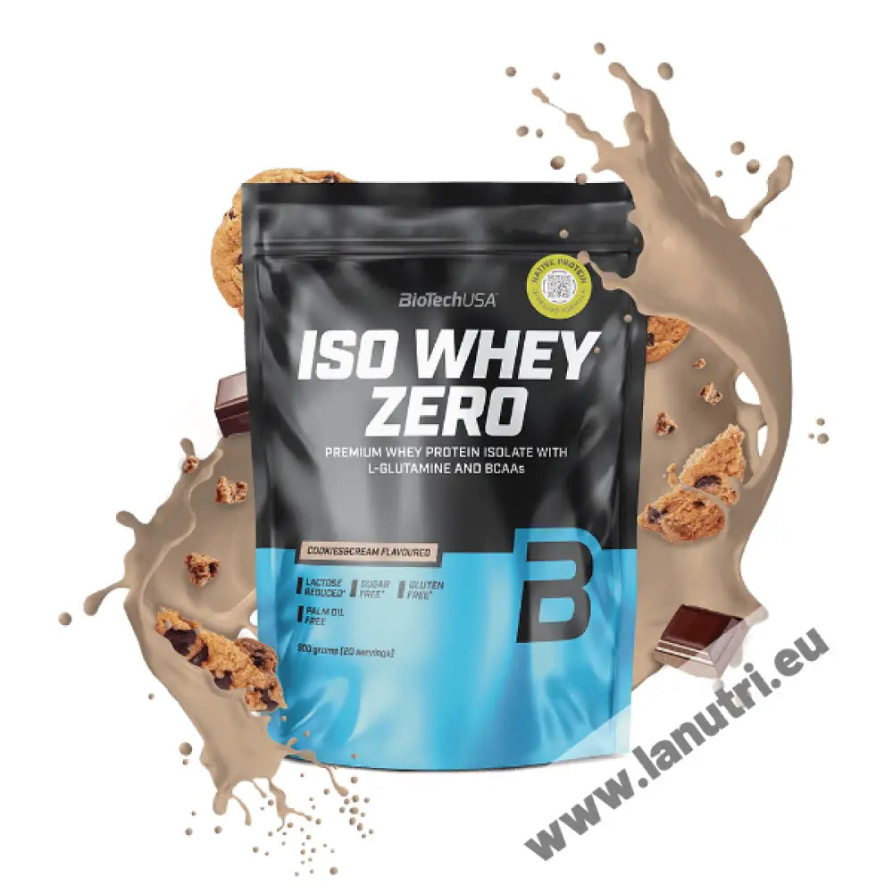 BiotechUsa Iso Whey Zero - Cookies & Cream- 500g