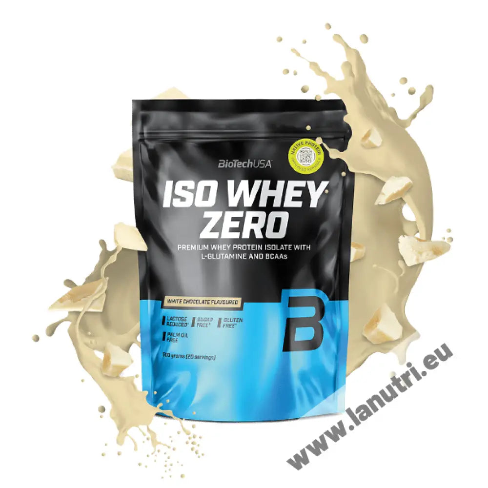 BiotechUsa Iso Whey Zero - White Chocolate - 500g