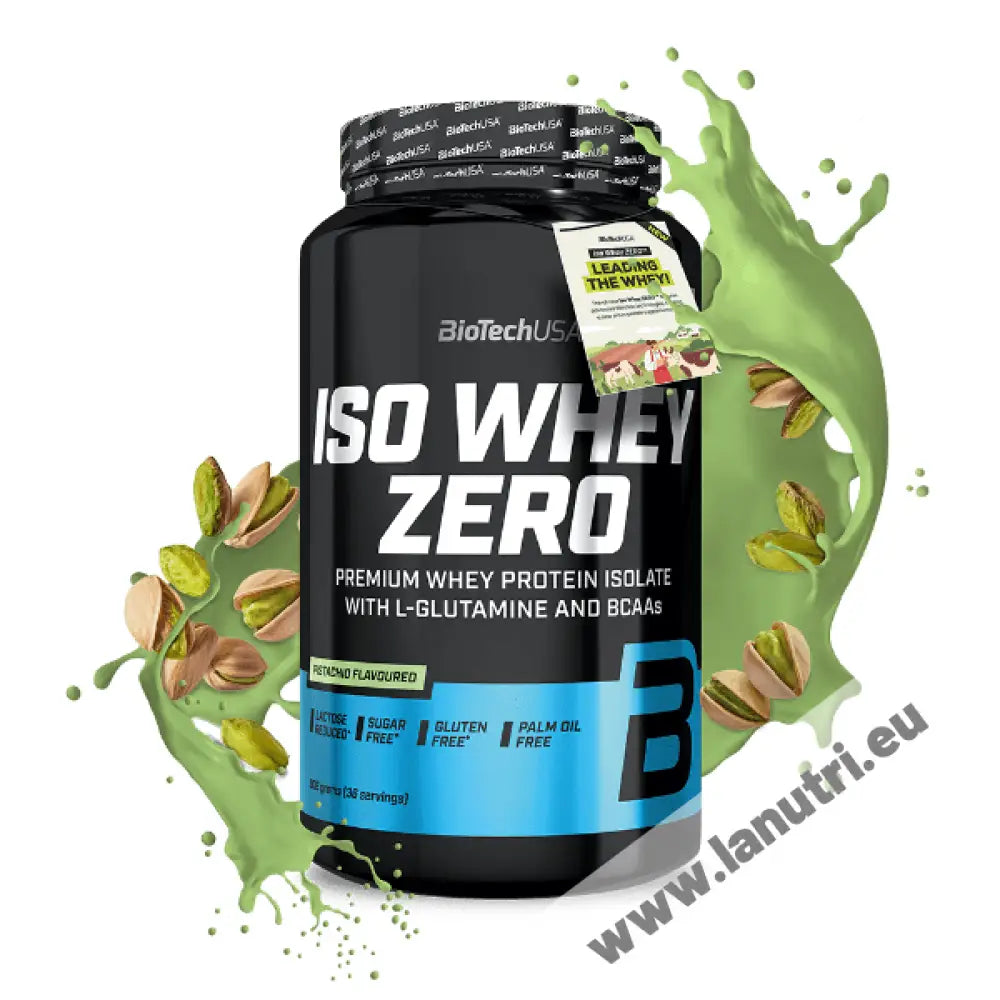 BiotechUsa Iso Whey Zero - Pistachio- 908g