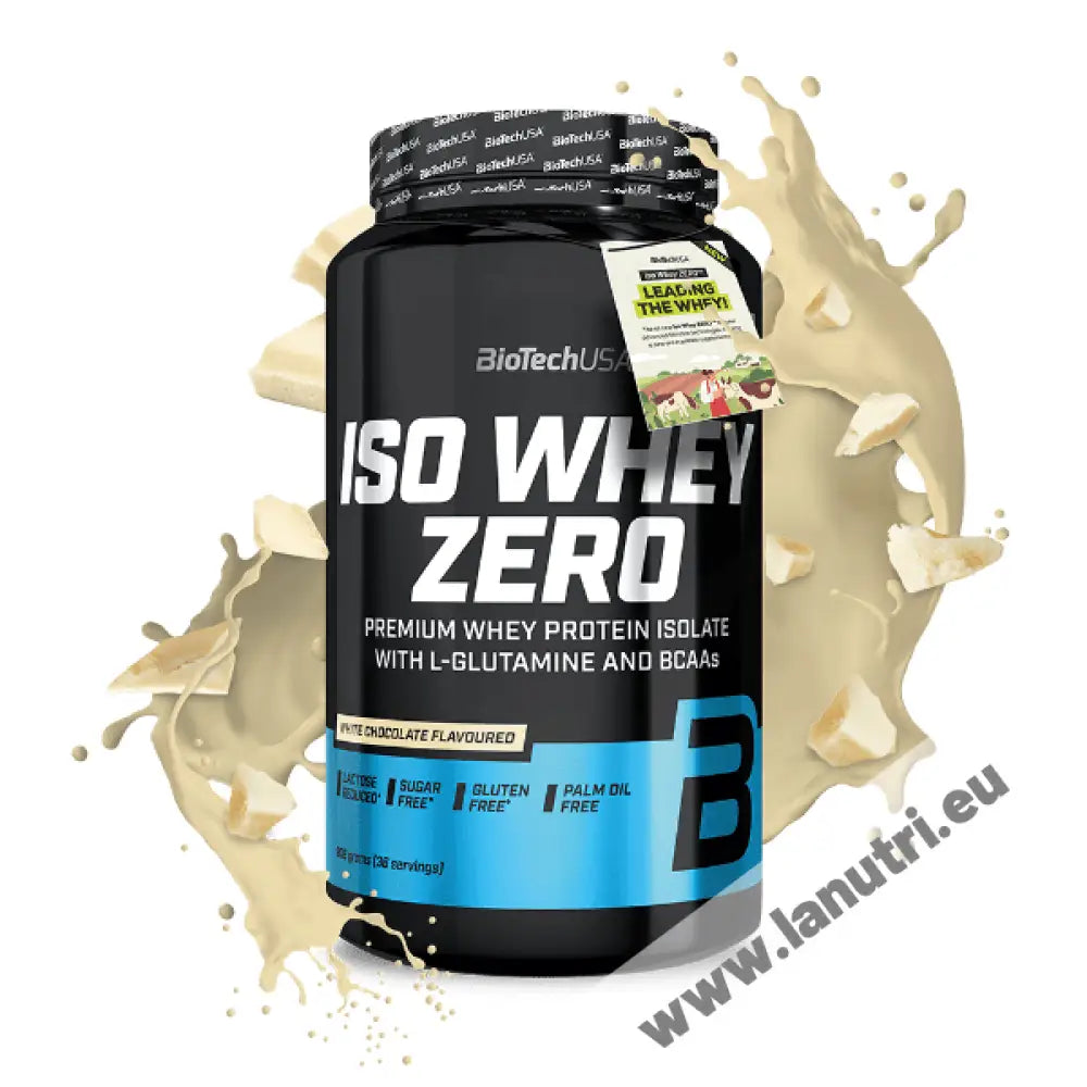 BiotechUsa Iso Whey Zero - White Chocolate- 908g