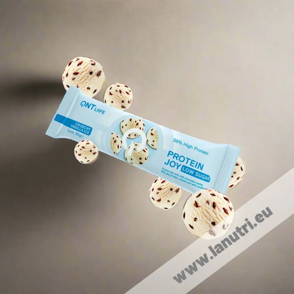 QNT Protein Joy Bar - Crunchy Vanilla Ice - 12x60g